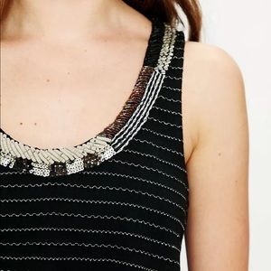 Free People embellished sequin top